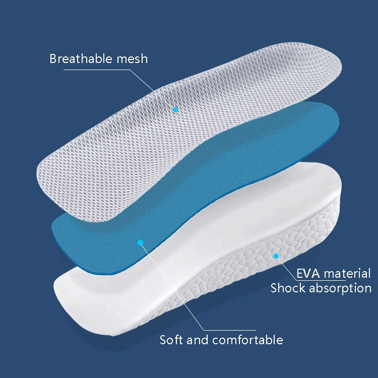 2 Pairs Increased Half Pad Breathable Shock Absorbing Exercise Anti-Skid Pad