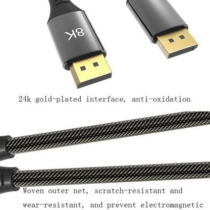 Кабель DisplayPort DP1.4 8K для подключения монитора компьютера и HD-кабеля «папа-папа»