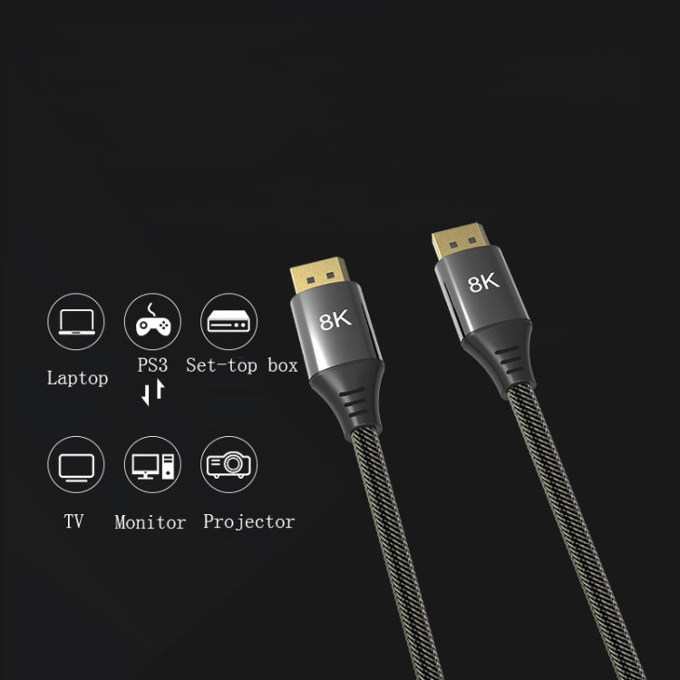 Кабель DisplayPort DP1.4 8K для подключения монитора компьютера и HD-кабеля «папа-папа»