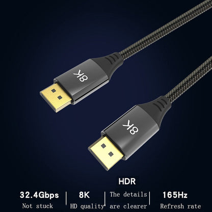 Кабель DisplayPort DP1.4 8K для подключения монитора компьютера и HD-кабеля «папа-папа»