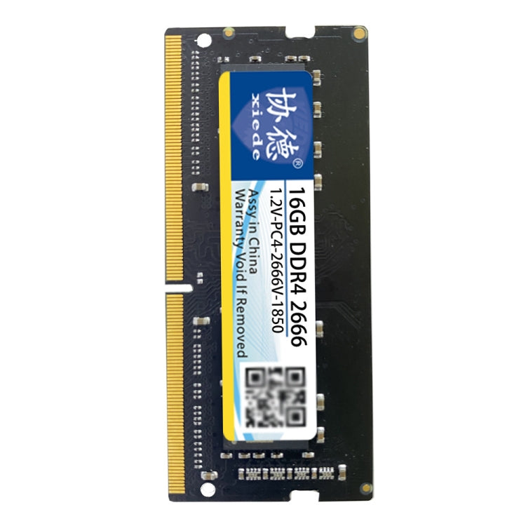 XIEDE X065 DDR4 NB 2666 — полная совместимость с оперативной памятью для ноутбуков