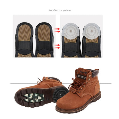 2 Pairs Sole Wear-Resistant Rubber Cuttable Sports Anti-Slip Sticker