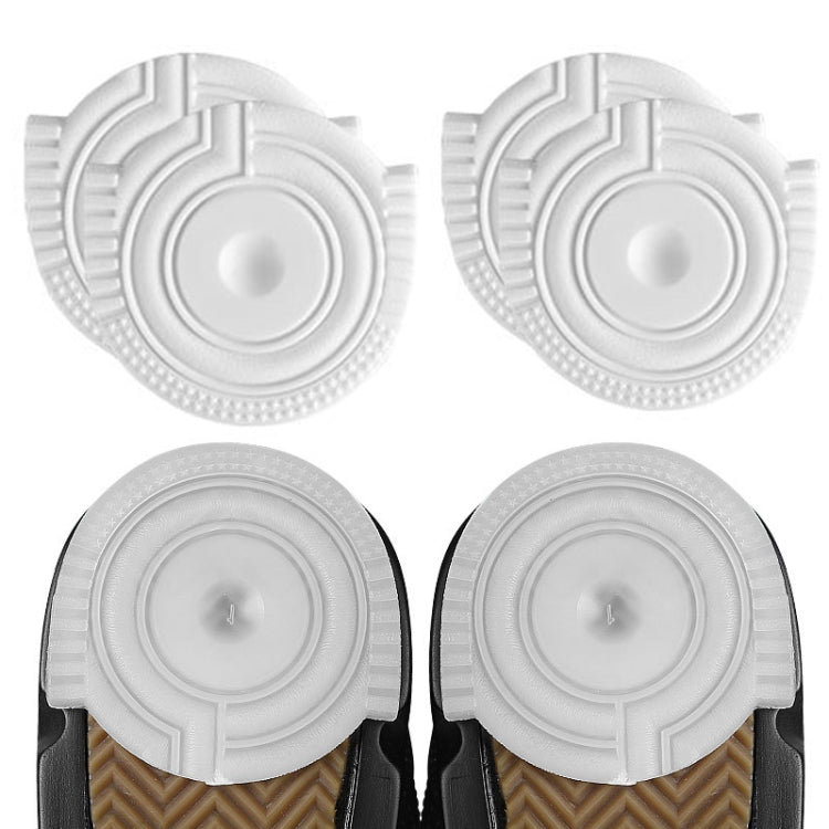 2 Pairs Sole Wear-Resistant Rubber Cuttable Sports Anti-Slip Sticker