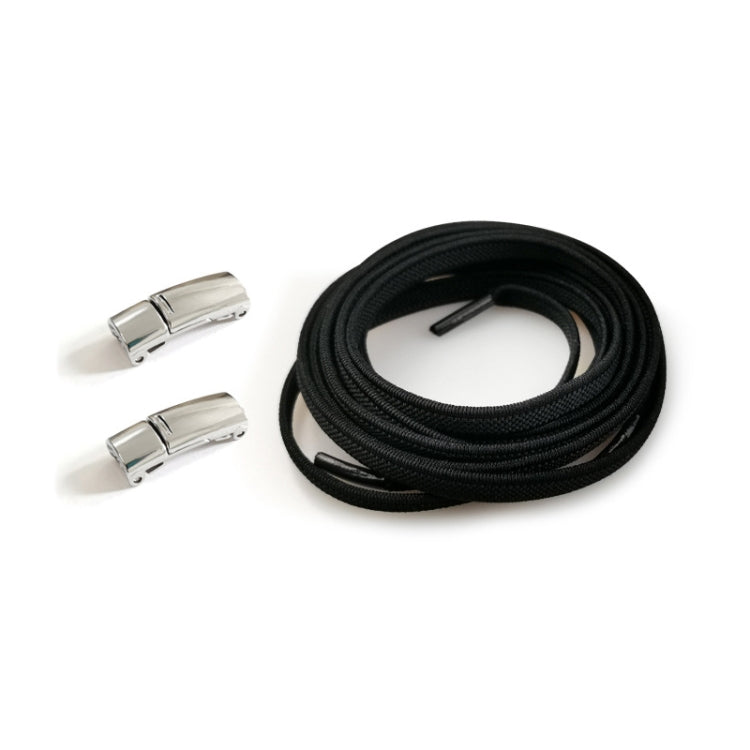 SLK28 Metal Magnetic Buckle Elastic Free Tied Laces, Style: Gold Magnetic Buckle