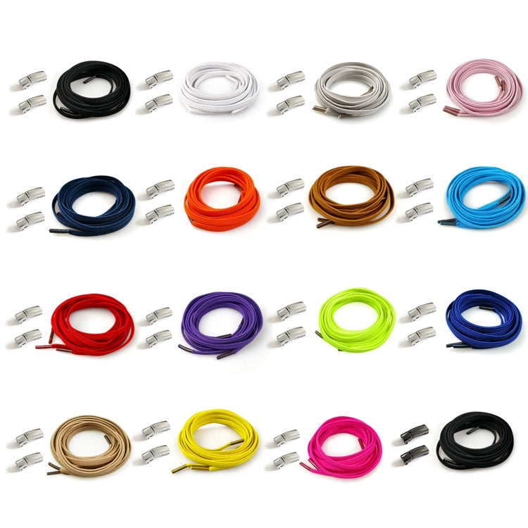 SLK28 Metal Magnetic Buckle Elastic Free Tied Laces, Style: Gold Magnetic Buckle