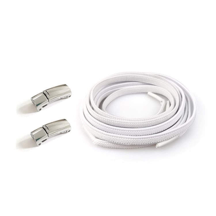 SLK28 Metal Magnetic Buckle Elastic Free Tied Laces, Style: Gold Magnetic Buckle