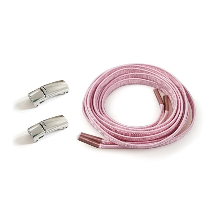 SLK28 Metal Magnetic Buckle Elastic Free Tied Laces, Style: Gold Magnetic Buckle