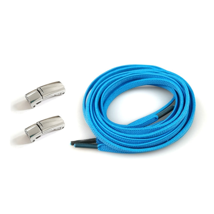 SLK28 Metal Magnetic Buckle Elastic Free Tied Laces, Style: Gold Magnetic Buckle
