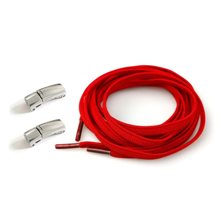 SLK28 Metal Magnetic Buckle Elastic Free Tied Laces, Style: Gold Magnetic Buckle