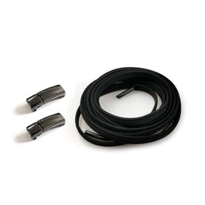 SLK28 Metal Magnetic Buckle Elastic Free Tied Laces, Style: Gold Magnetic Buckle