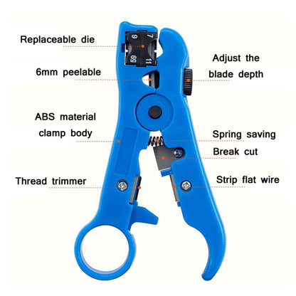 Electrician Multifunctional Coaxial Cable Stripper
