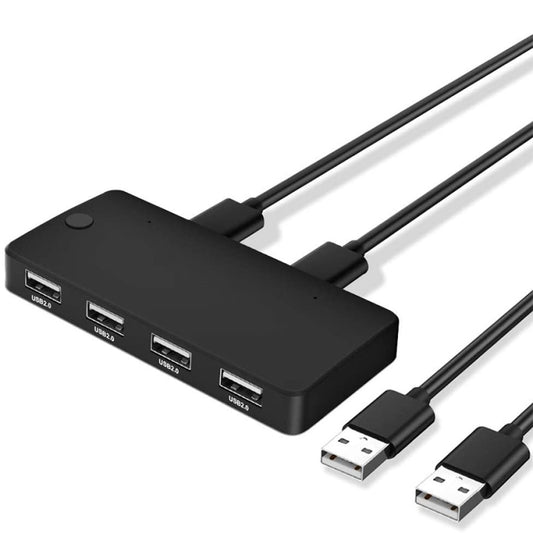 Многофункциональный USB 2.0 концентратор на 2 входа и 4 выхода