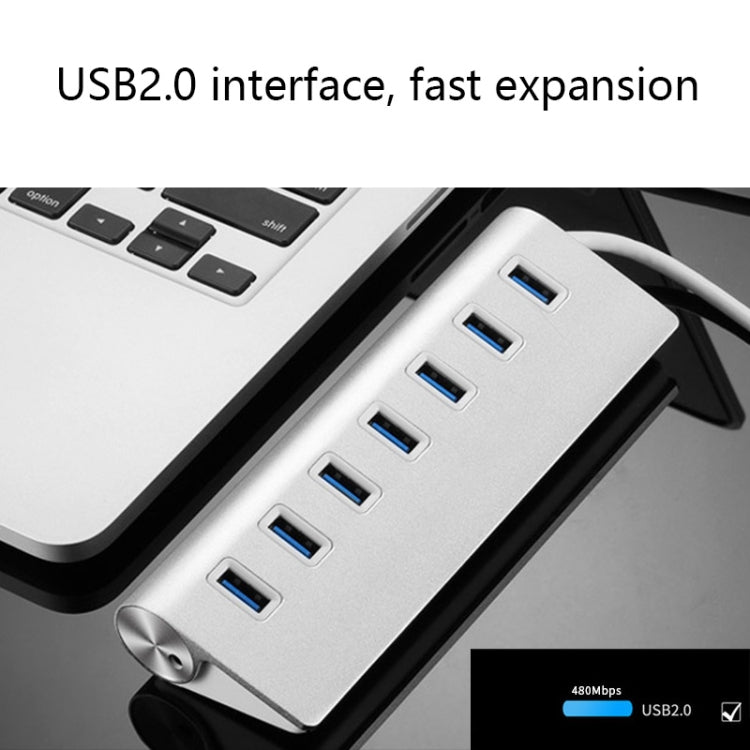 THL059 USB2.0 7 в 1 концентратор из алюминиевого сплава