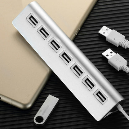 THL059 USB2.0 7 в 1 концентратор из алюминиевого сплава