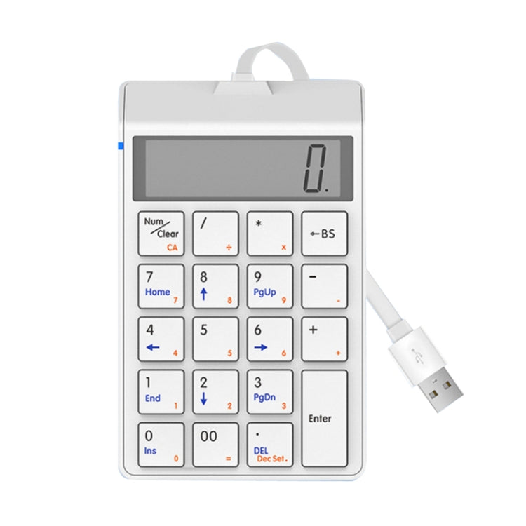 Проводная клавиатура Sunreed SKB886S с 19 клавишами и цифровым USB-интерфейсом. Длина кабеля: 1,5 м.