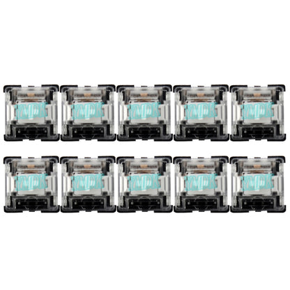 10 PCS Gateron G Shaft Black Bottom Transparent Shaft Cover Axis Switch, Style: