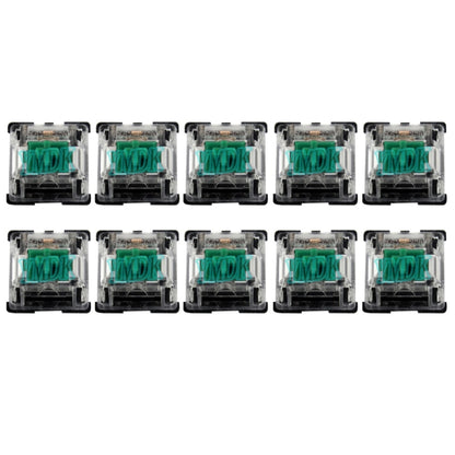 10 PCS Gateron G Shaft Black Bottom Transparent Shaft Cover Axis Switch, Style: