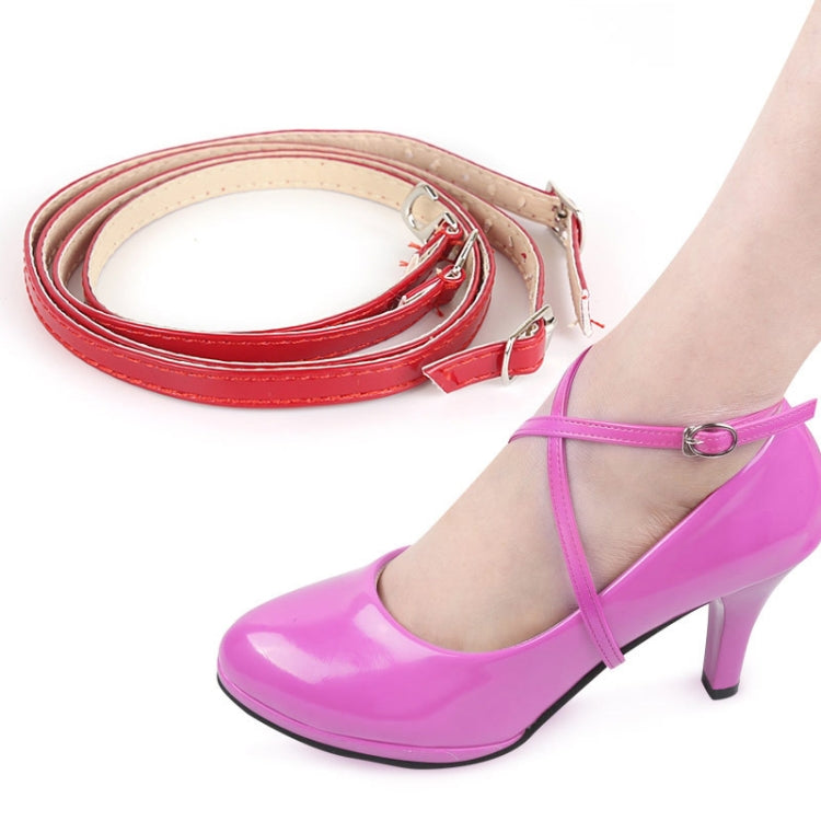 Cross Section High Heels Leather Shoes Anti-Heel Laces