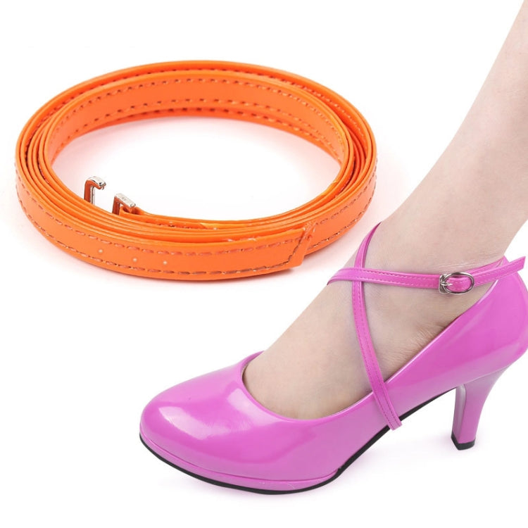 Cross Section High Heels Leather Shoes Anti-Heel Laces