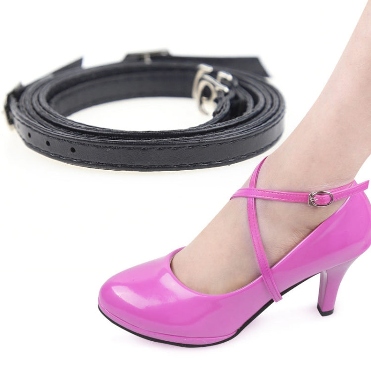 Cross Section High Heels Leather Shoes Anti-Heel Laces