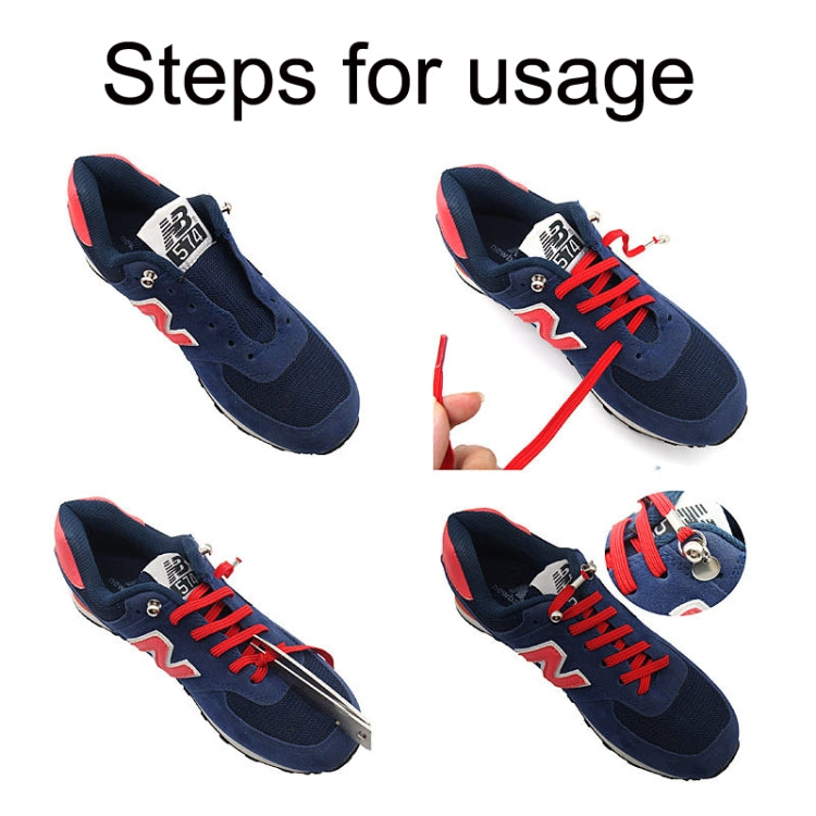 1 Pair Sports Casual Color Stretch Free Shoe Lace