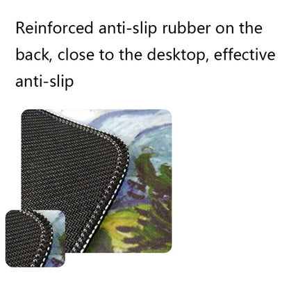 Am002 Large Oil Painting Desk Rubber Mouse Pad
