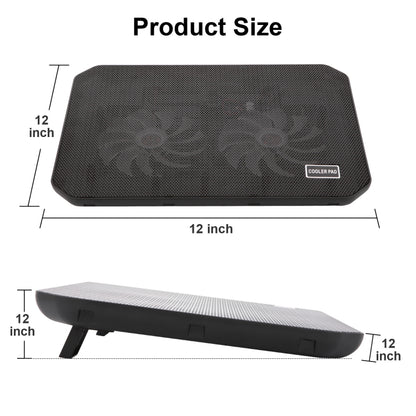 NUOXI M10 Dual USB Laptop Cooler