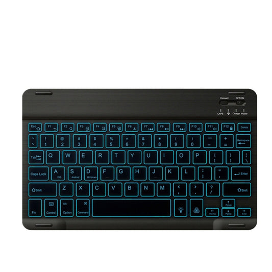 78 Keys 10 Inch RGB Colorful Backlit Bluetooth Keyboard For Mobile Phone / Tablet
