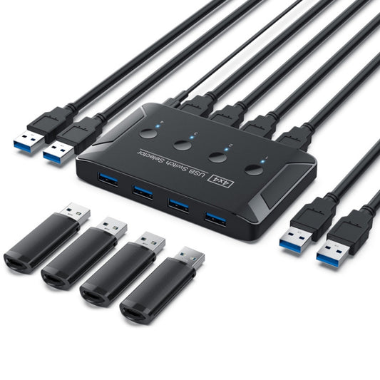 T29 USB3.0 Автоматический коммутатор-концентратор 4 входа 4 выхода для совместного использования принтеров