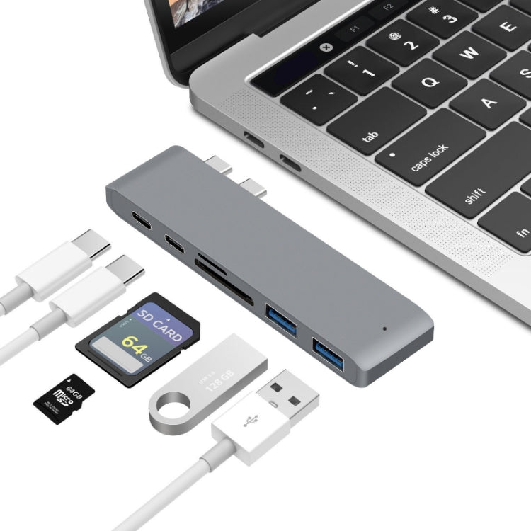 Док-станция-разветвитель USB-C - HDMI с картридером, технические характеристики:
