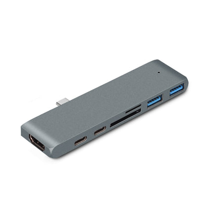 Док-станция TYPE-C - 4K HDMI HUB с картридером TF/SD для MacBook Pro