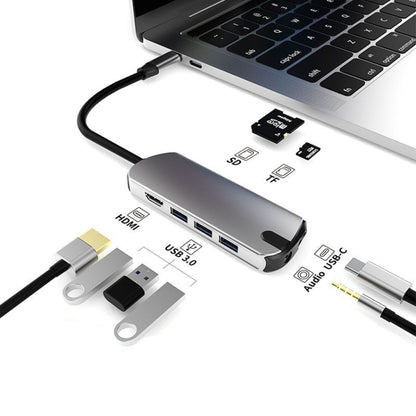 Док-станция Type-C 8-в-1 для ноутбука, USB-концентратор
