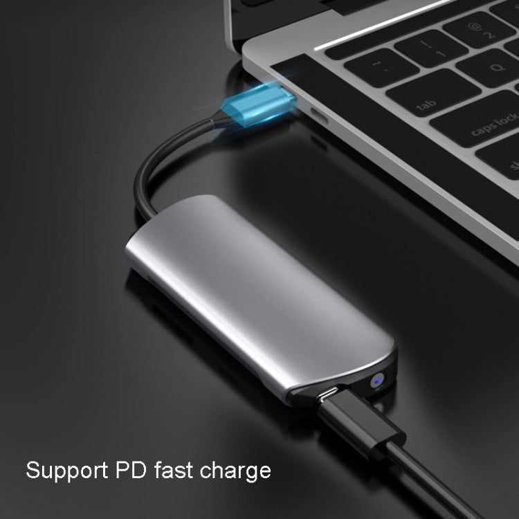 Док-станция Type-C 8-в-1 для ноутбука, USB-концентратор