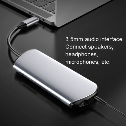 Док-станция Type-C 8-в-1 для ноутбука, USB-концентратор
