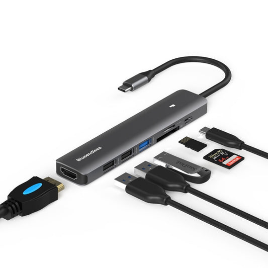 Blueendless Type-C+USB 3.0/2.0+HDMI4K HUB, Технические характеристики: