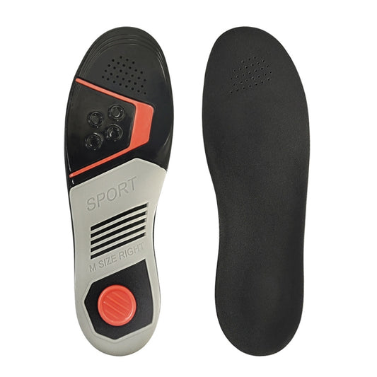 Sports And Casual Insoles TPE Shock Absorption Massage Arch Support Insoles, Size: S
