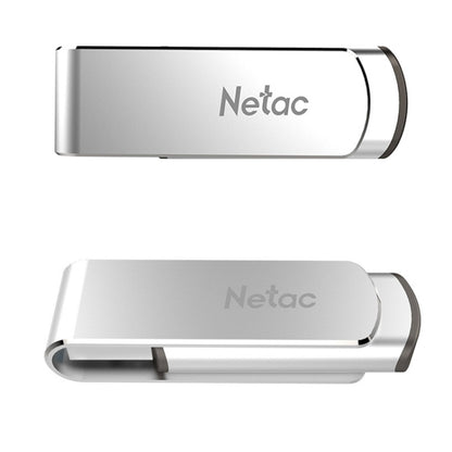 Netac U388 высокоскоростной USB3.0 металлический вращающийся автомобильный компьютер U-диск