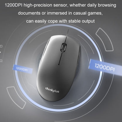 Комплект проводной офисной клавиатуры и мыши Lenovo Thinkplus USB
