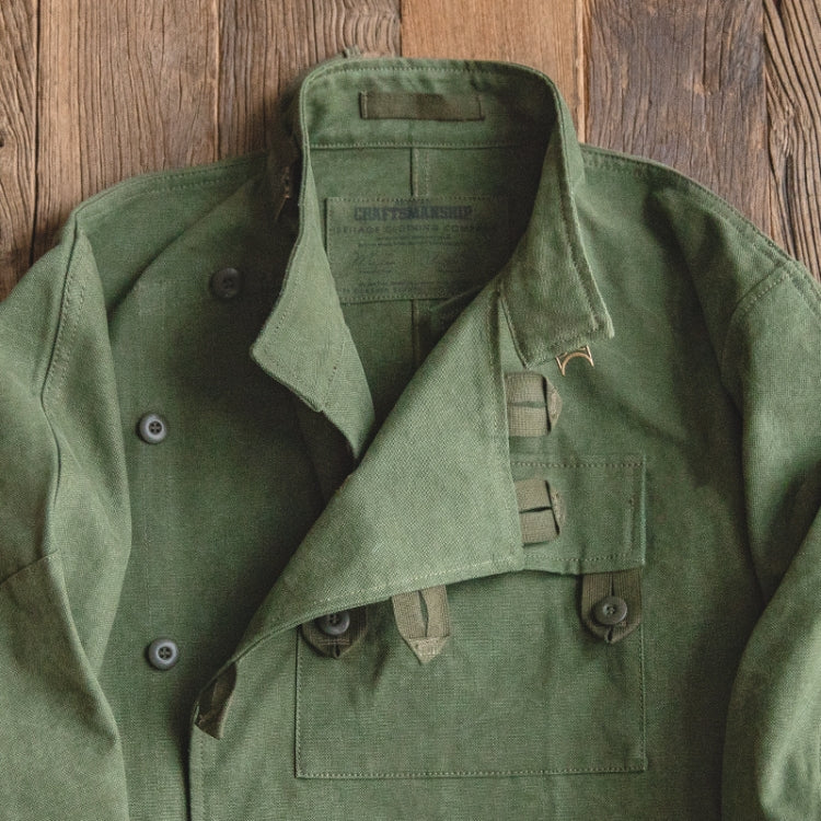 W1901101 Men Retro Jacket Comfortable Warm Coat