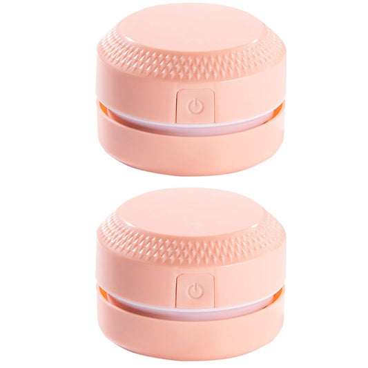 2PCS Desktop Mini Vacuum Cleaner Rubber Confetti Keyboard Cleaner