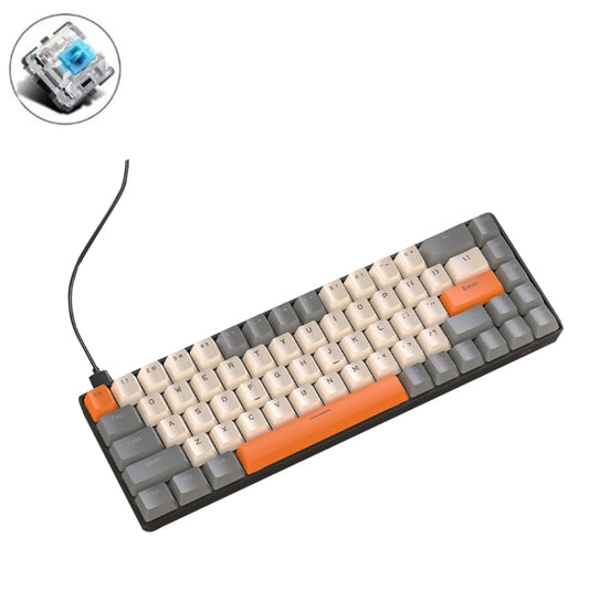 Игровая механическая клавиатура ZIYOU LANG T8 с 68 клавишами и RGB-подсветкой, длина кабеля: 1,5 м, стиль: