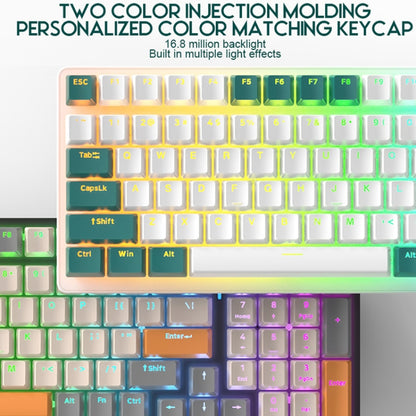 Игровая светящаяся проводная механическая клавиатура ZIYOU LANG K3 со 100 клавишами, длина кабеля: 1,5 м, стиль: