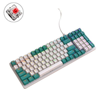 Игровая светящаяся проводная механическая клавиатура ZIYOU LANG K3 со 100 клавишами, длина кабеля: 1,5 м, стиль: