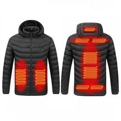 USB Winter Electric Heated Jacket Warm Thermal Jacket