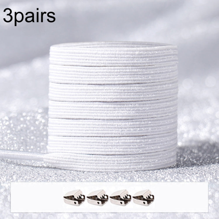 3PARSE ELASTIC NO TIE SHOELACES Металлические замки ослепительные цветные шнурки