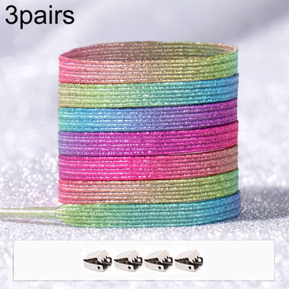 3PARSE ELASTIC NO TIE SHOELACES Металлические замки ослепительные цветные шнурки
