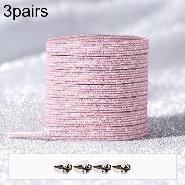 3PARSE ELASTIC NO TIE SHOELACES Металлические замки ослепительные цветные шнурки
