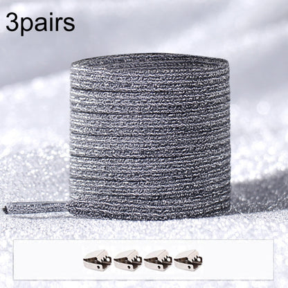 3PARSE ELASTIC NO TIE SHOELACES Металлические замки ослепительные цветные шнурки
