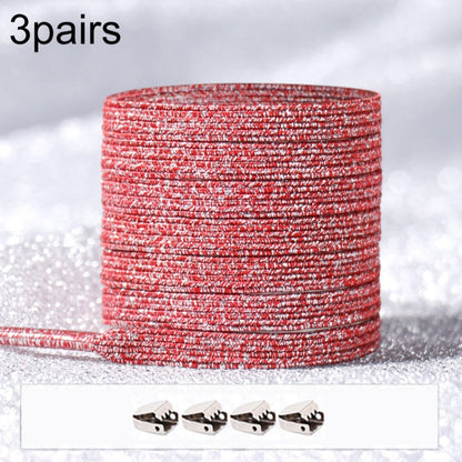 3PARSE ELASTIC NO TIE SHOELACES Металлические замки ослепительные цветные шнурки