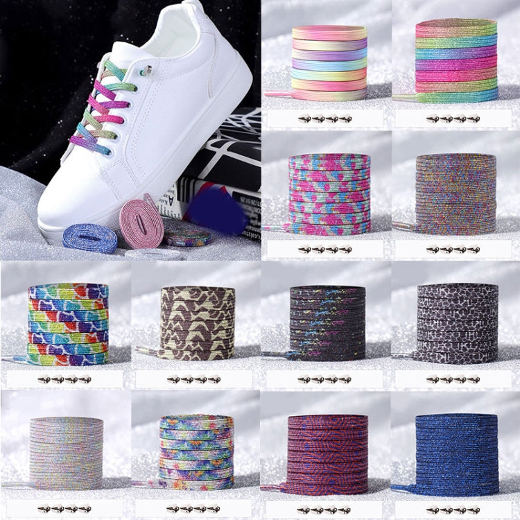 3PARSE ELASTIC NO TIE SHOELACES Металлические замки ослепительные цветные шнурки